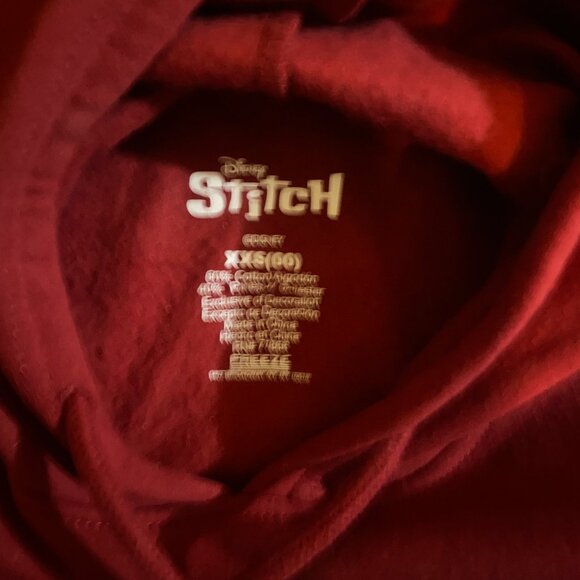 Red disney stitch sweatshirt - Picture 2 of 3